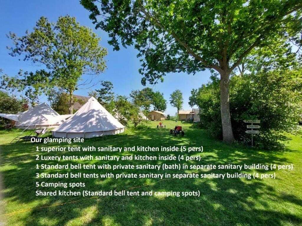 Bell Tent Glamping Essenhof アーフテーケルケ エクステリア 写真